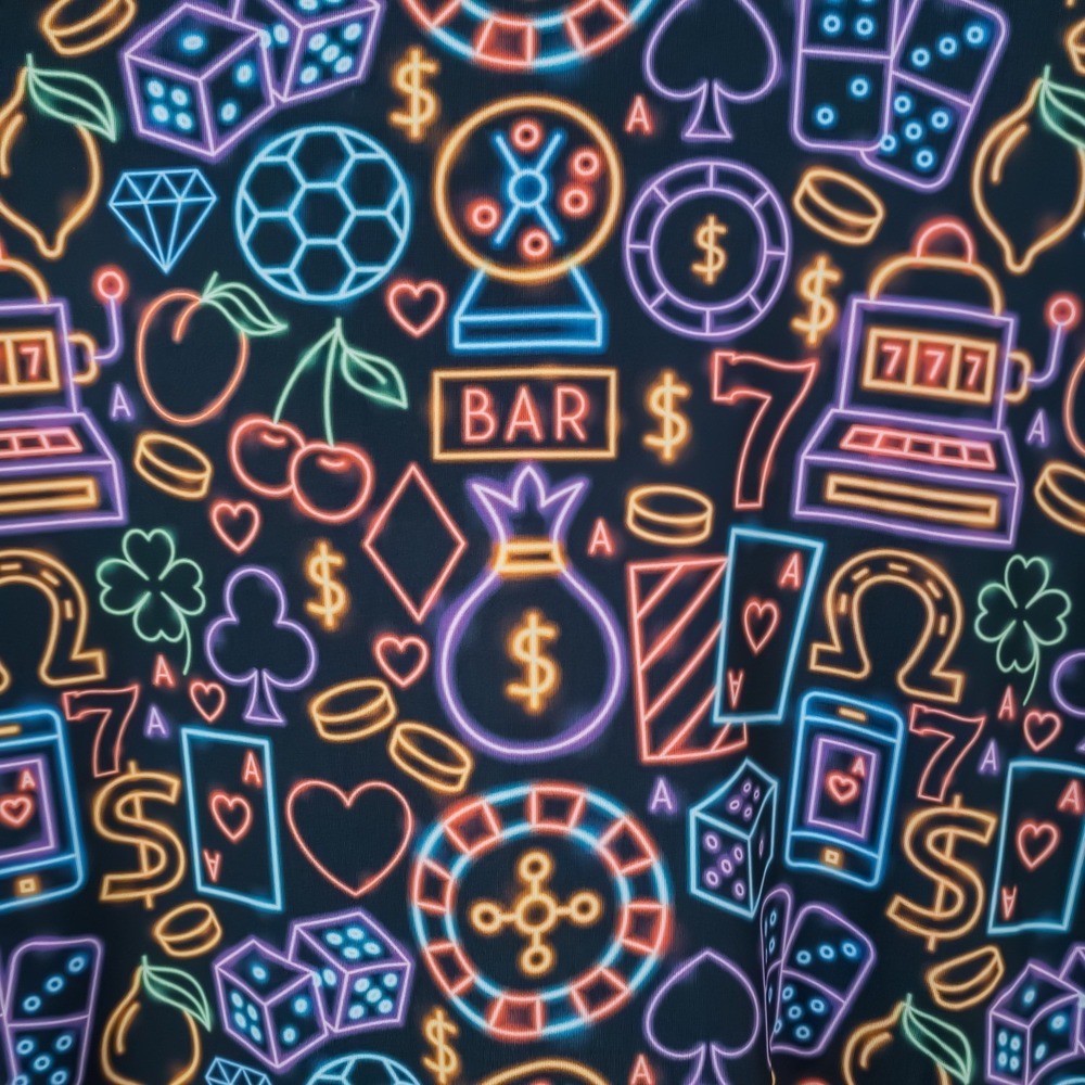 Sunday Swagger Polo Shirt Mens 4XL Casino Vegas Gamblers Golf All over Print - Picture 8 of 12